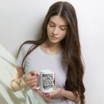 MJLNY - Hustle like a boss White glossy mug