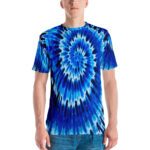MJLNY - Tie Dye Blue Men's T-shirt