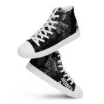 MJLNY - Money Power Respect Men’s High Top Canvas Shoes