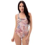MJLNY - Rosey Mist One-Piece Swimsuit