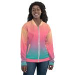MJLNY - Ombre Sunset Unisex Bomber Jacket