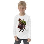 MJLNY - Avengers Assemble Youth Long Sleeve Tee