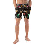 MJLNY - Geometric Tropics Men's Swim Trunks