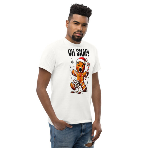 MJLNY - Oh Snap Gingerbread Man Unisex Classic Tee - Image 3