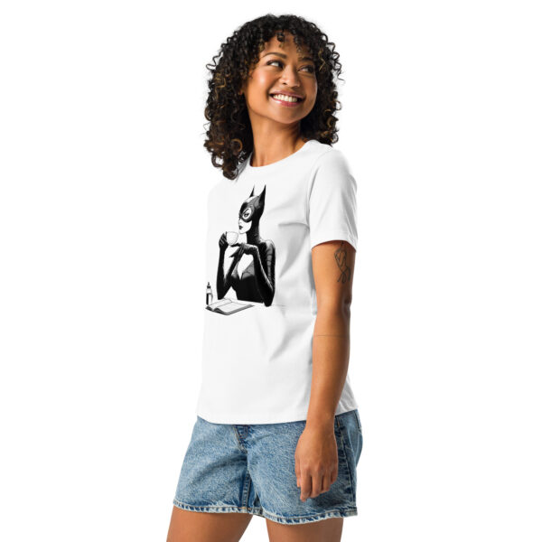 MJLNY - Purr-fect Blend Women's Relaxed T-Shirt - Image 2