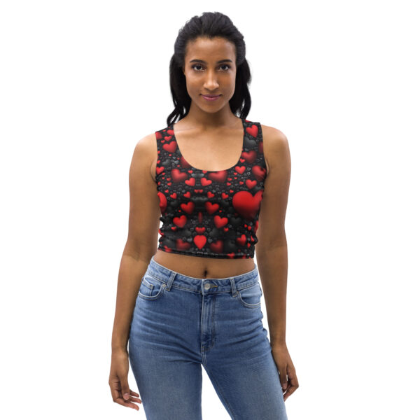 MJLNY - Hearts in Bloom Crop Top - Image 2