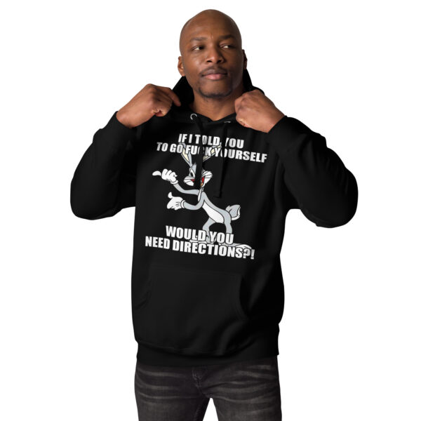 MJLNY - Do You Need Directions Unisex Hoodie - Image 2