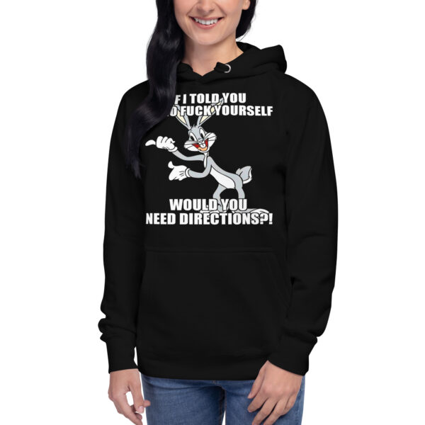 MJLNY - Do You Need Directions Unisex Hoodie - Image 3