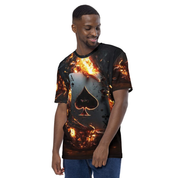 MJLNY - Playing with Fire Men's T-shirt - Image 4