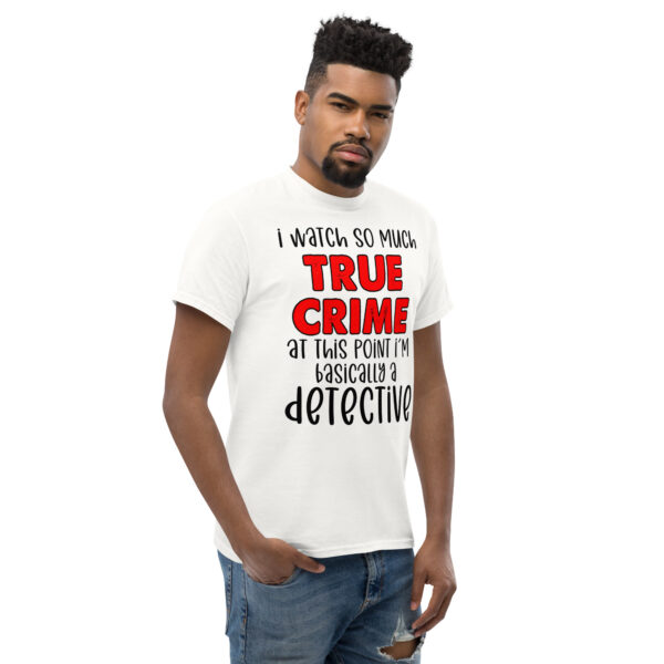 MJLNY - I Watch So Much True Crime Unisex Classic Tee - Image 2