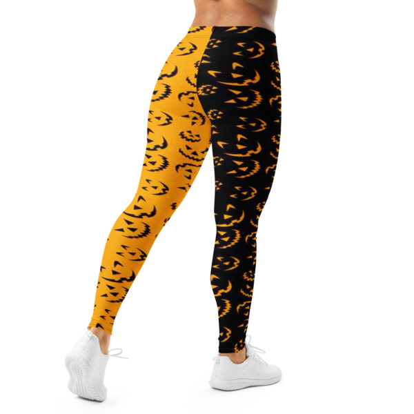 MJLNY - Pumpkin Smiles Leggings - Image 2
