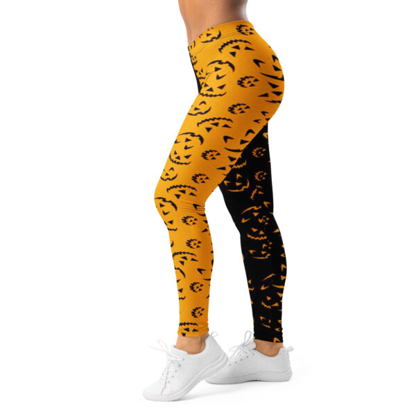 MJLNY - Pumpkin Smiles Leggings - Image 3
