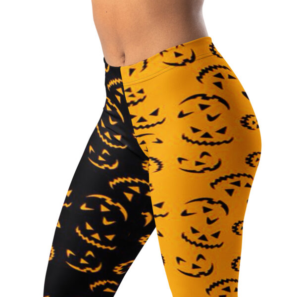 MJLNY - Pumpkin Smiles Leggings - Image 4