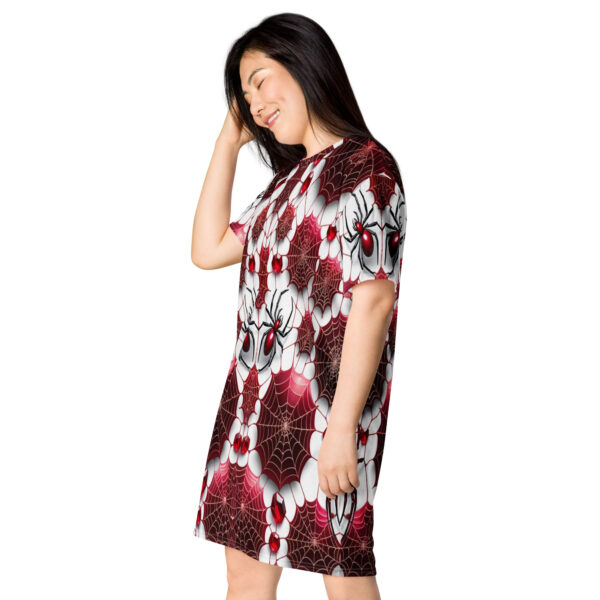 MJLNY - Whispers of the Ruby Web T-shirt Dress - Image 3