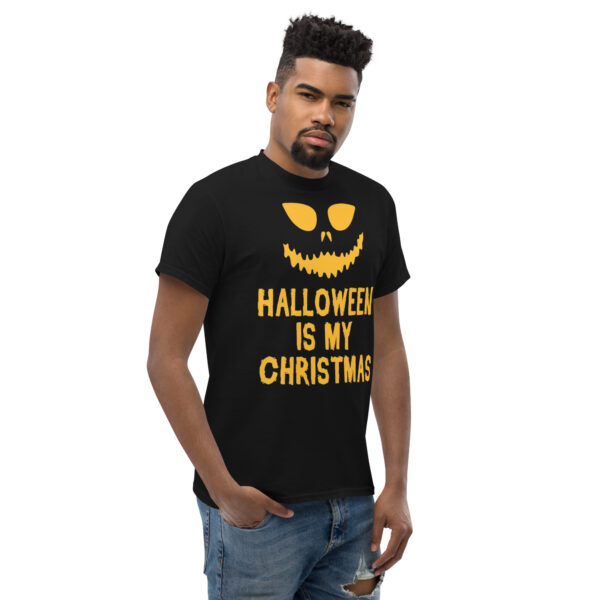 MJLNY - Halloween is My Christmas Unisex Classic Tee - Image 3