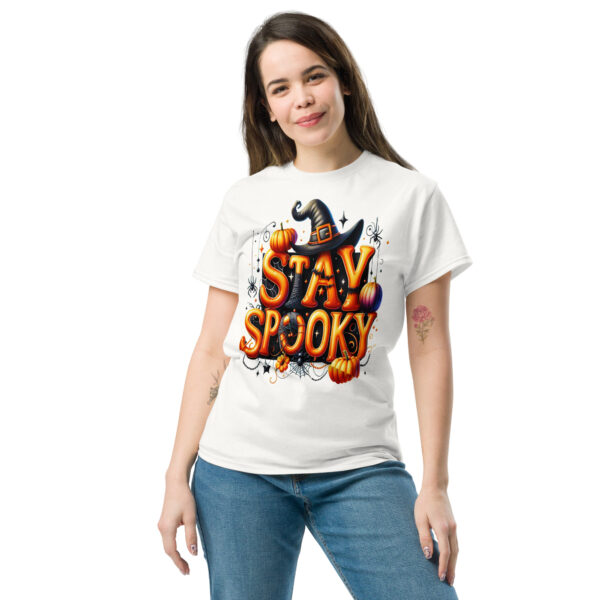 MJLNY - Stay Spooky Unisex Classic Tee - Image 2
