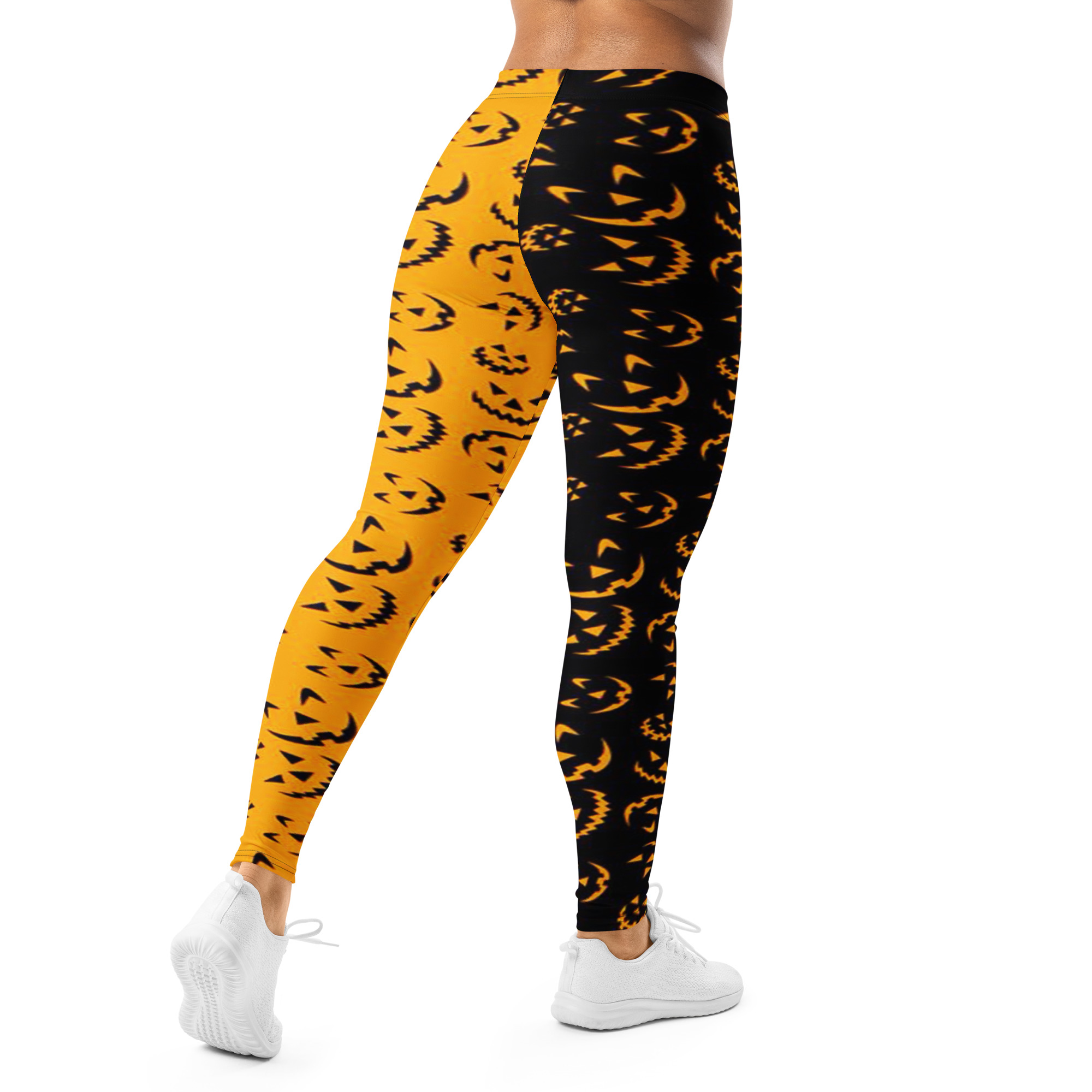 MJLNY - Pumpkin Smiles Leggings - Image 4