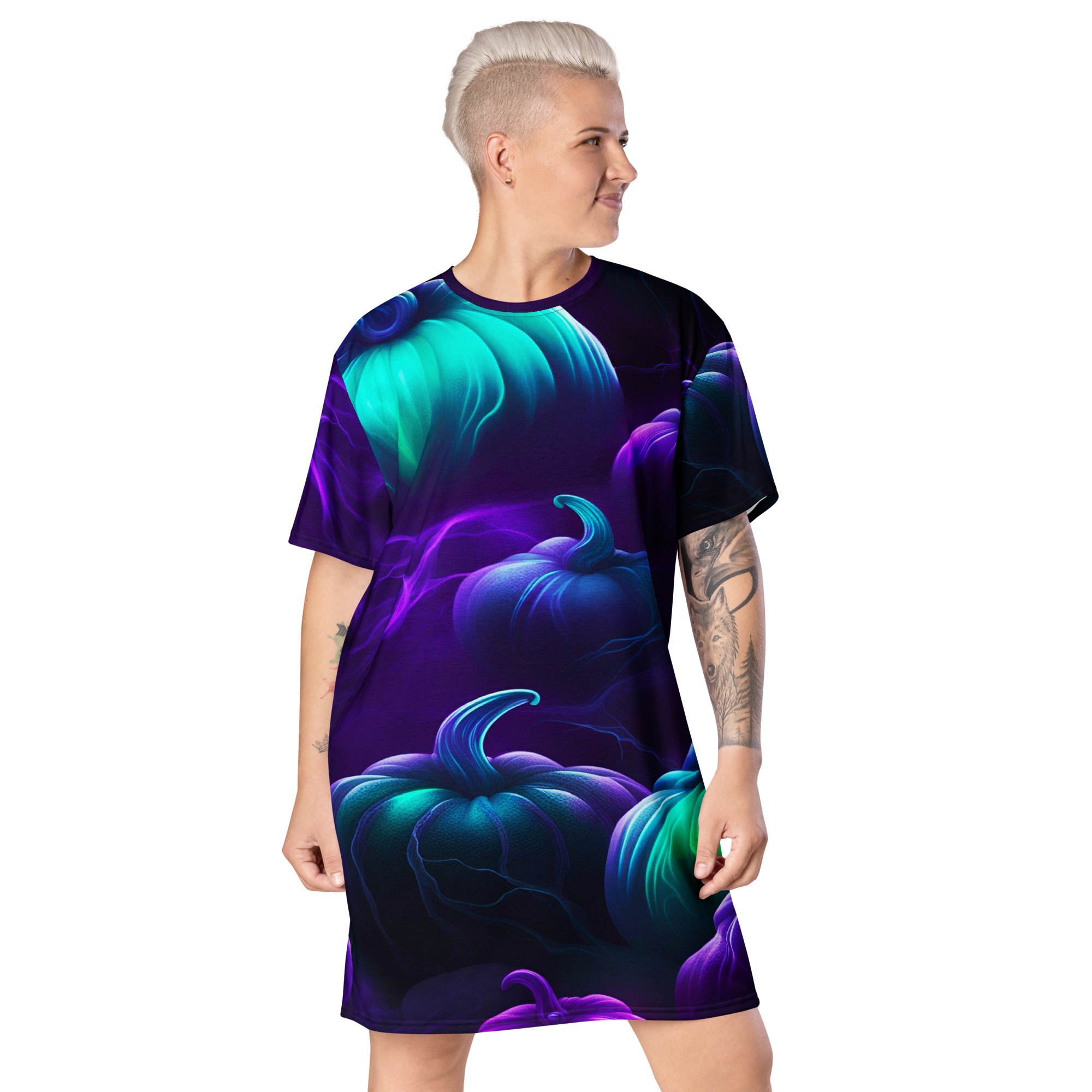 MJLNY - Mystic Pumpkin Patch T-shirt Dress