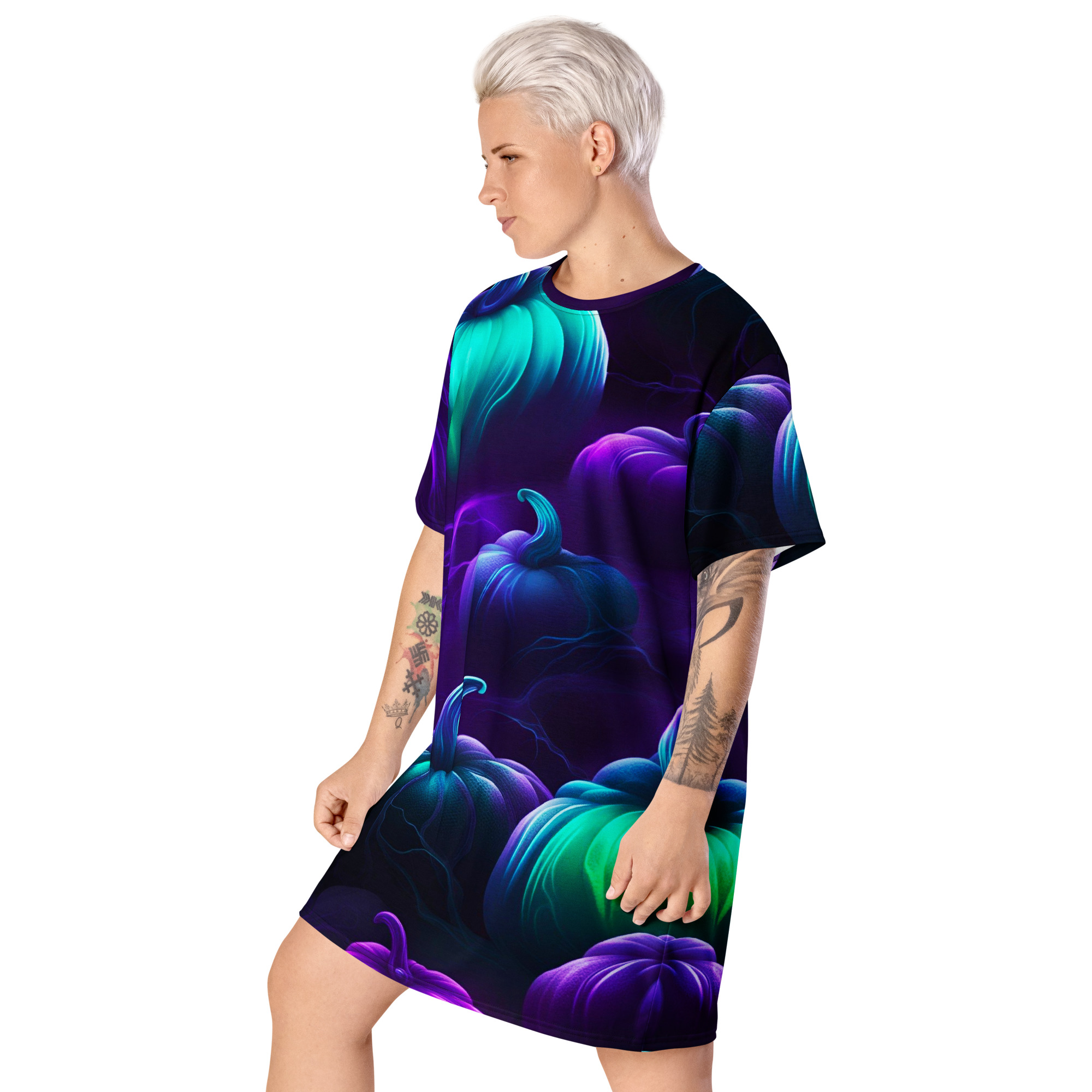 MJLNY - Mystic Pumpkin Patch T-shirt Dress - Image 3