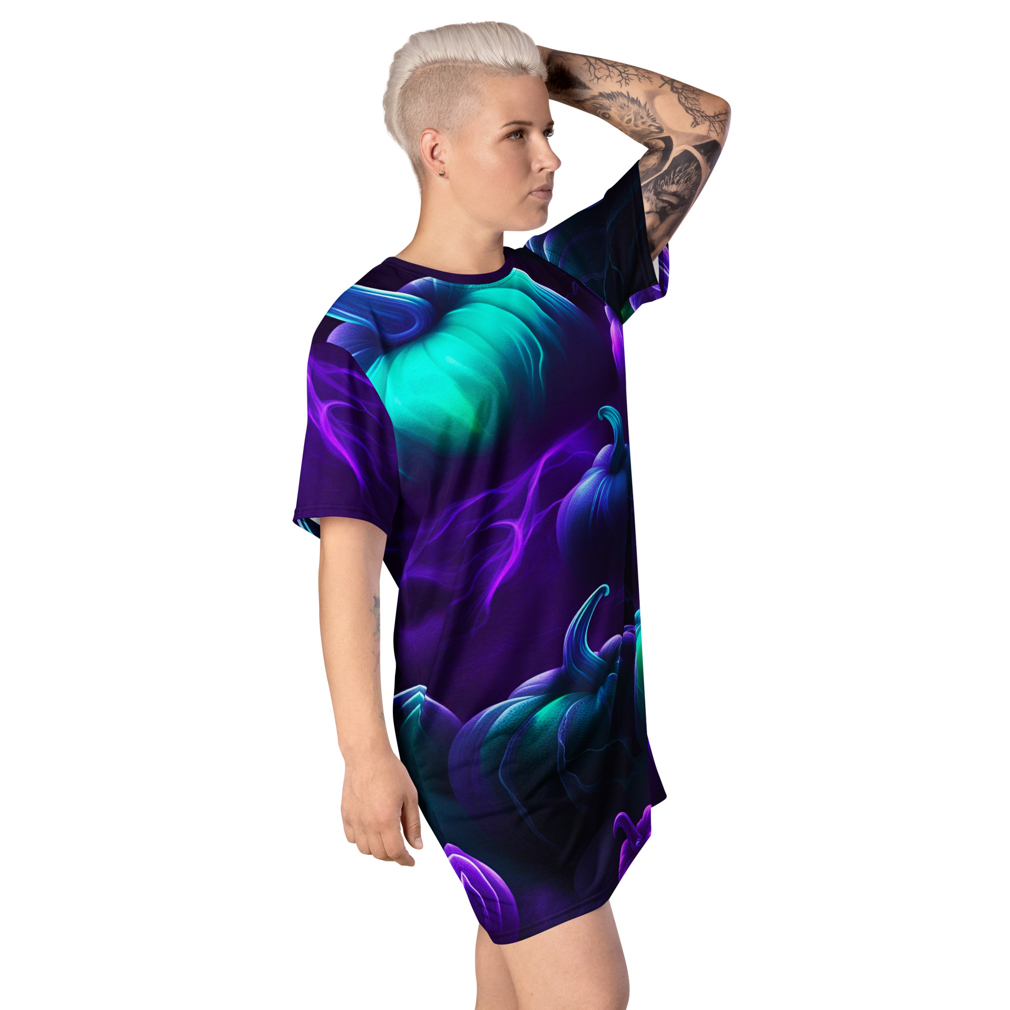 MJLNY - Mystic Pumpkin Patch T-shirt Dress - Image 4
