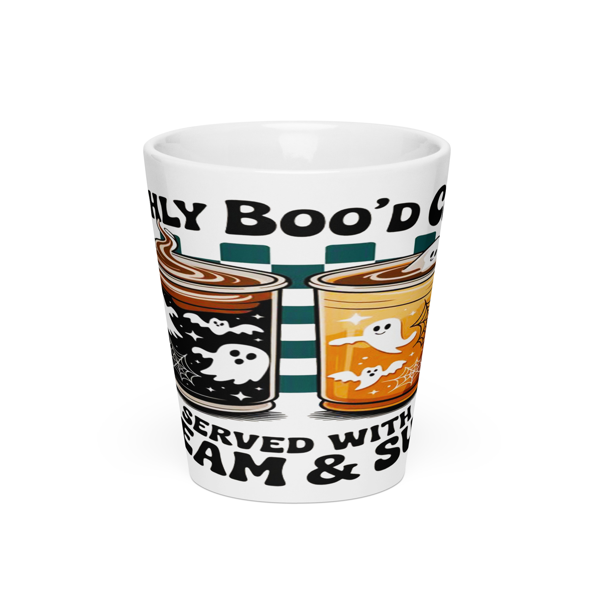 MJLNY Boo’d Brew Sweetened with Screams Latte Mug