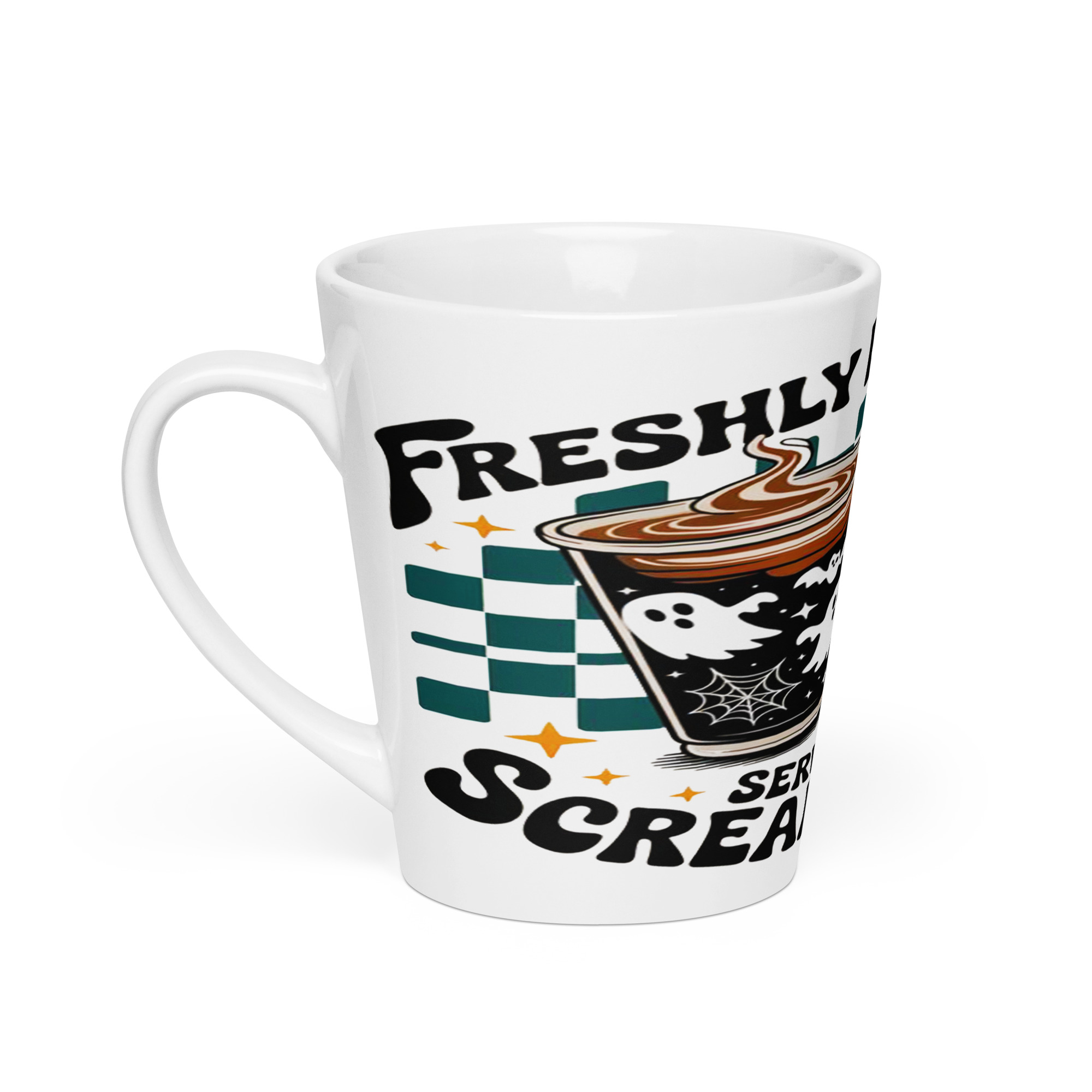 MJLNY Boo’d Brew Sweetened with Screams Latte Mug - Image 2